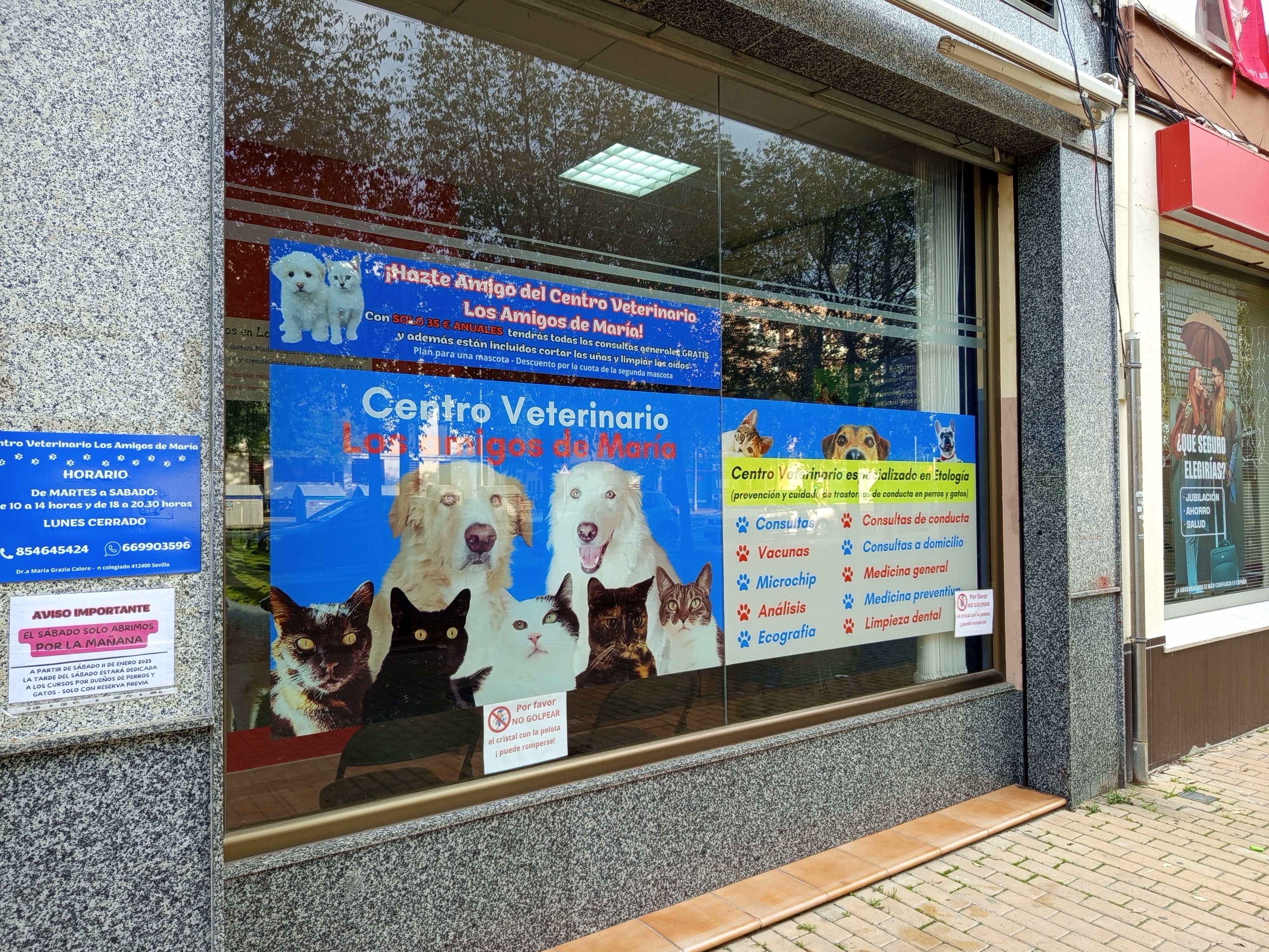 Clínica veterinaria Los Amigos de María Bellavista Sevilla